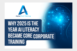 Read more about the article Why 2025 Is the Year AI Literacy Became Core Corporate Training