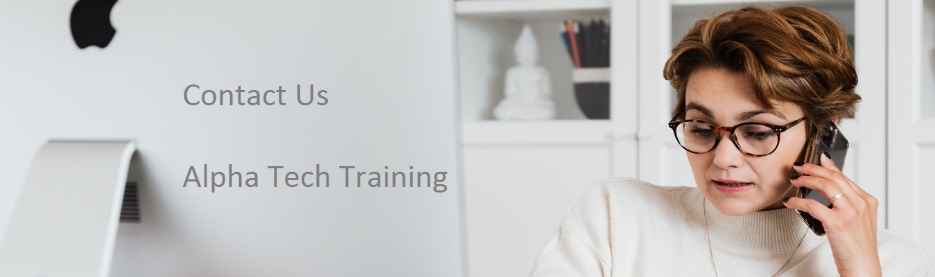 contact us for Alpha Tech Training